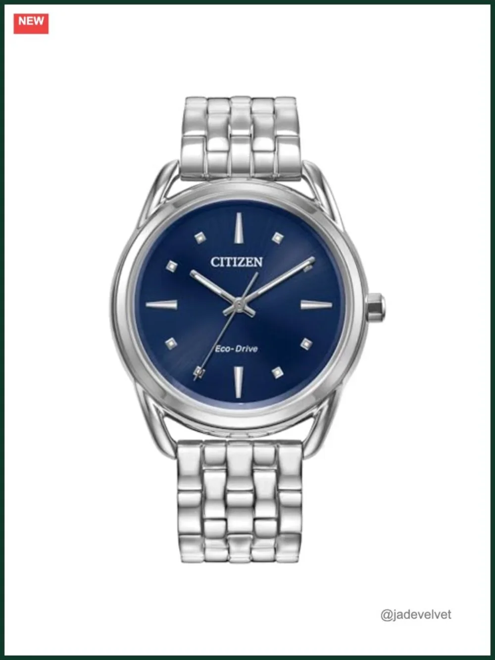 Citizen Eco-Drive Stainless Steel Wrist Watch Women's